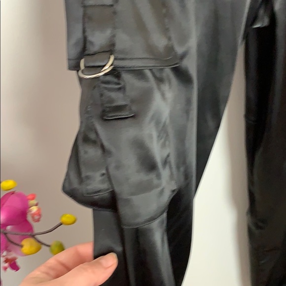 IDG Black Satin Utility Pant - Picture 4 of 6